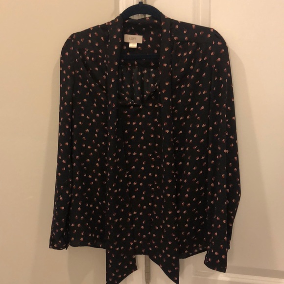 Black LOFT top - Picture 1 of 1